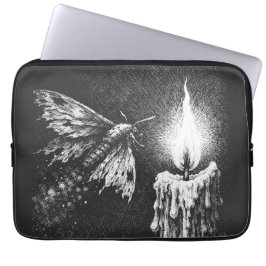 Funda Para Portátil Mariposa hacia la llama — por BurnsInHell