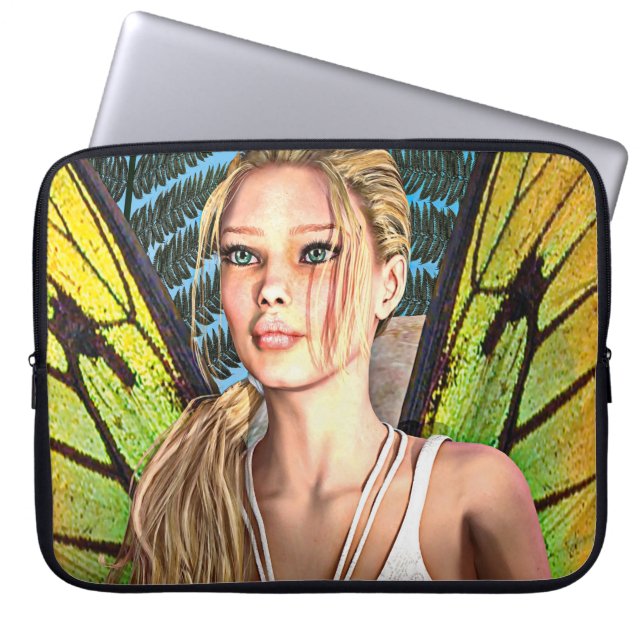 Funda Para Portátil Mariposa Hada (Frente)