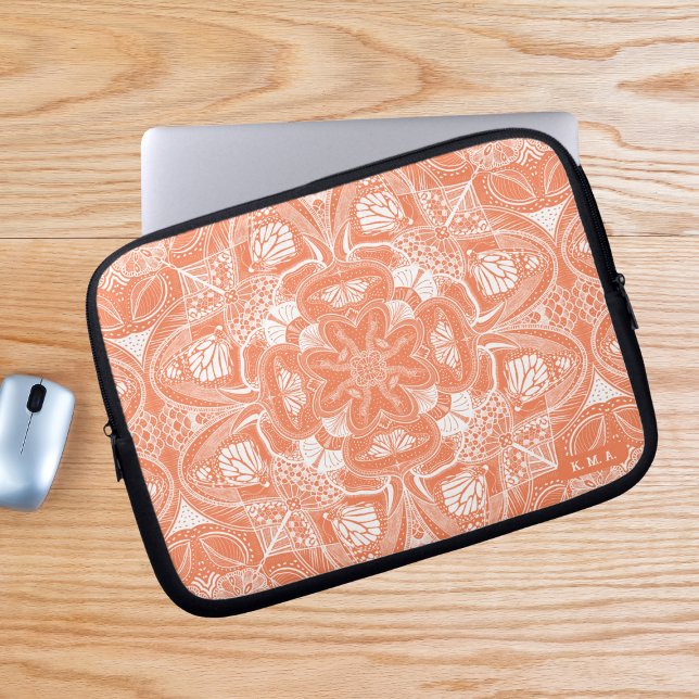 Funda Para Portátil Mariposa Mandala (Subido por el creador)
