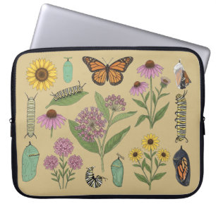 Funda Para Portátil Mariposa Monarca