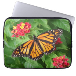 Funda Para Portátil Mariposa monarca en Lantana