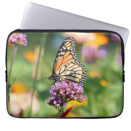 Funda Para Portátil Mariposa monarca en Verbena