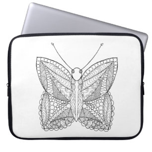 Funda Para Portátil Mariposa tropical inspirada del diseño