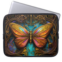 Mariposas de bronce en Aqua Blue