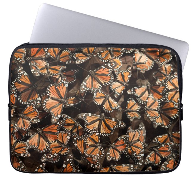 Funda Para Portátil Mariposas monarcas (Frente)