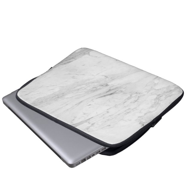 Funda Para Portátil Mármol blanco (Inferior anverso)