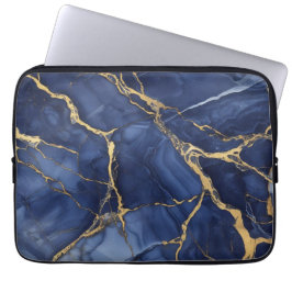 Funda Para Portátil Mármol Índigo