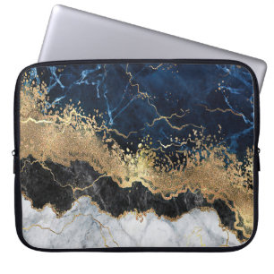Funda Para Portátil Mármol y Purpurina