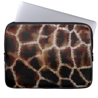 Funda Para Portátil Marrón de impresión animal