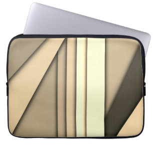 Funda Para Portátil Marrón monocromo moderno