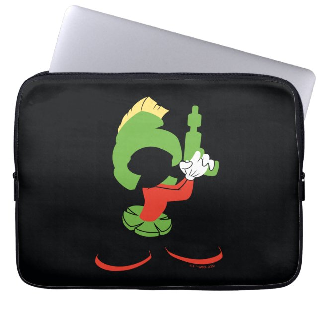 Funda Para Portátil MARVIN LA Silhouette MARTIAN™ Con Raygun (Frente)