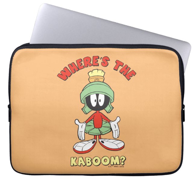 Funda Para Portátil MARVIN THE MARTIAN™ ¿Dónde está el Kaboom? (Frente)