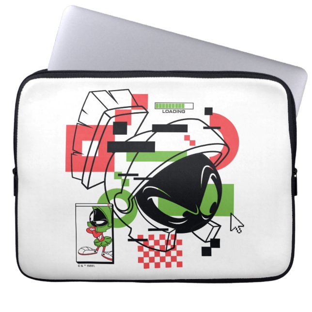 Funda Para Portátil MARVIN THE MARTIAN™ Glitch (Frente)