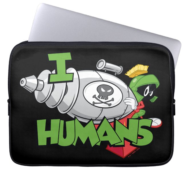 Funda Para Portátil MARVIN THE MARTIAN™ I Laser Humans (Frente)