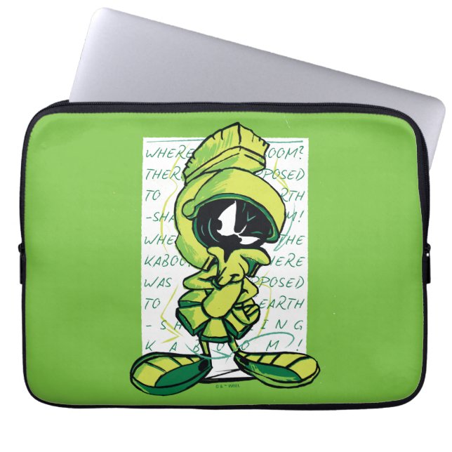 Funda Para Portátil MARVIN THE MARTIAN™ Quote Sketch (Frente)