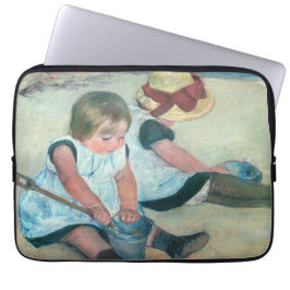 Funda Para Portátil Mary Cassatt - Niños jugando en la playa