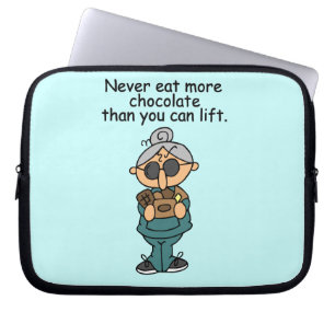 Funda Para Portátil Más humor de chocolate