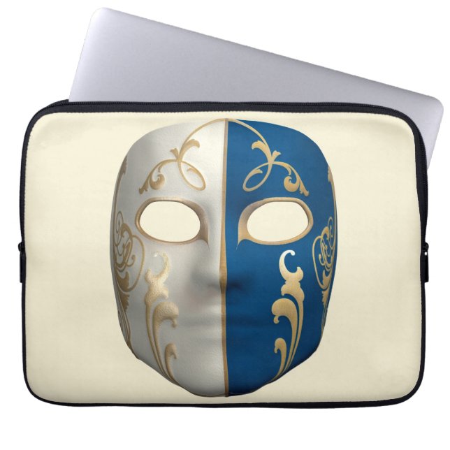 Funda Para Portátil Máscara de Carnaval (Frente)