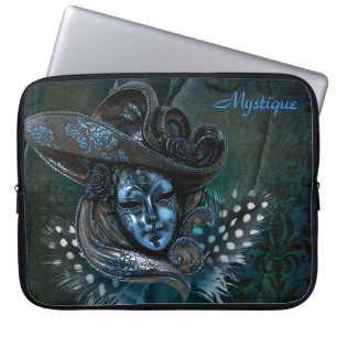 Funda Para Portátil Máscara de carnaval - Manga para portátil Blue Dam