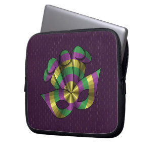 Funda para Portátil Máscara de Mardi Gras