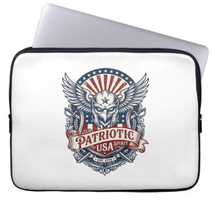 Funda Para Portátil Máscara Patriótica Guardia Libertad Inspirada en M