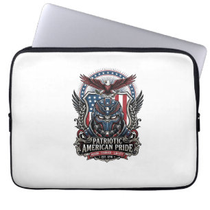 Funda Para Portátil Máscara Patriótica Guardia Libertad Militar Inspir