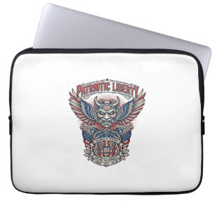 Funda Para Portátil Máscara Patriótica Guardia Libertad Militar Inspir