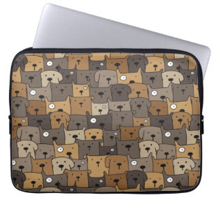 Funda Para Portátil Mascotas de patrón adoran a perros