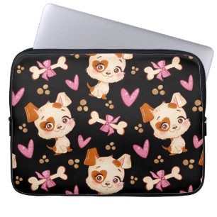 Funda Para Portátil Mascotas de patrones adormecidos tontos graciosos
