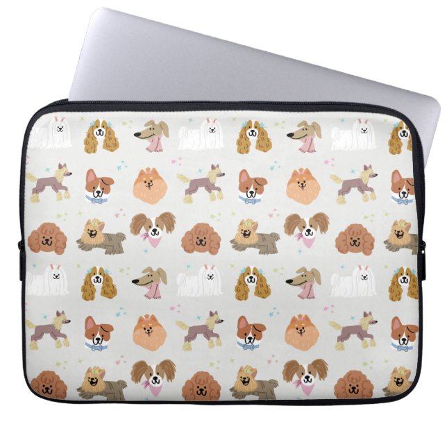 Funda Para Portátil Mascotas de perros niños (Frente)