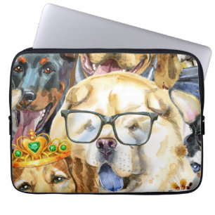 Funda Para Portátil Mascotas del patrón perros amantes de los animales