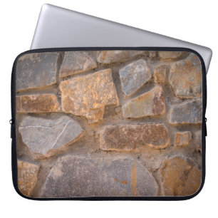 Funda Para Portátil Masonería natural de piedra abstracta, antigua, an