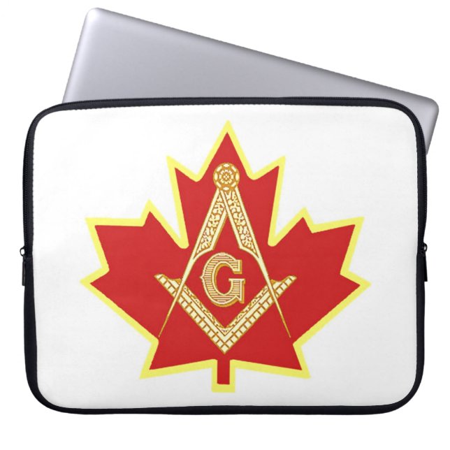FUNDA PARA PORTÁTIL MASONES CANADIENSES (Frente)