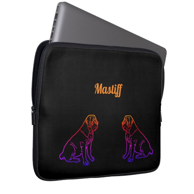 Funda Para Portátil Mastiff Pilou (Anverso derecho)