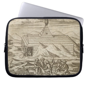 Funda Para Portátil Matanza del equipo y osos el pelar, fuera del cabi