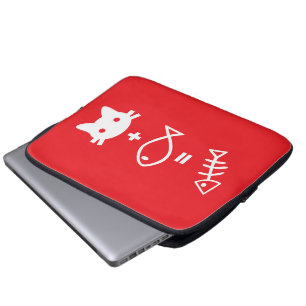 Funda Para Portátil Matemática del gato