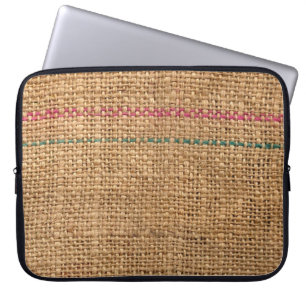 Funda Para Portátil Material rústico del bolso de café