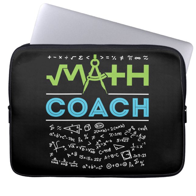 Funda Para Portátil Math Coach Mathematics Tutor (Frente)