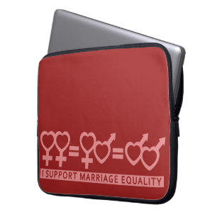 Funda Para Portátil Matrimonio Igualdad / Manga portátil personalizado