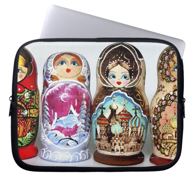 Funda Para Portátil Matryoshkas (Frente)