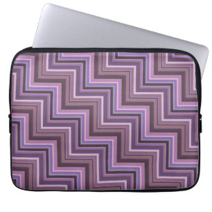 Funda Para Portátil Mauve stripes stairs pattern