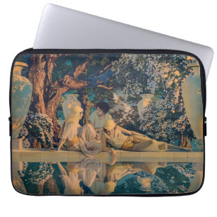 Funda Para Portátil Maxfield Parrish El Jardín de Alá 1918 Arte Fino