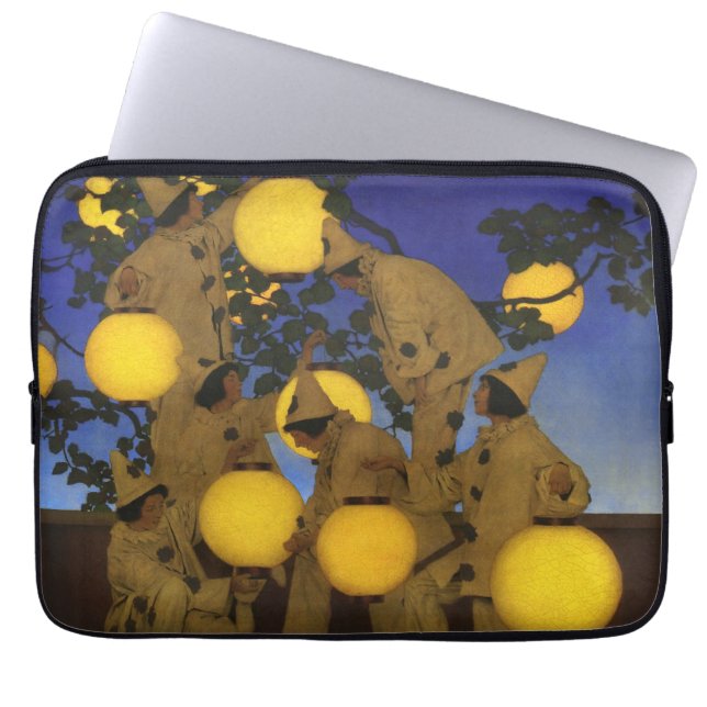 Funda Para Portátil Maxfield Parrish Los portadores de linternas 1908  (Frente)