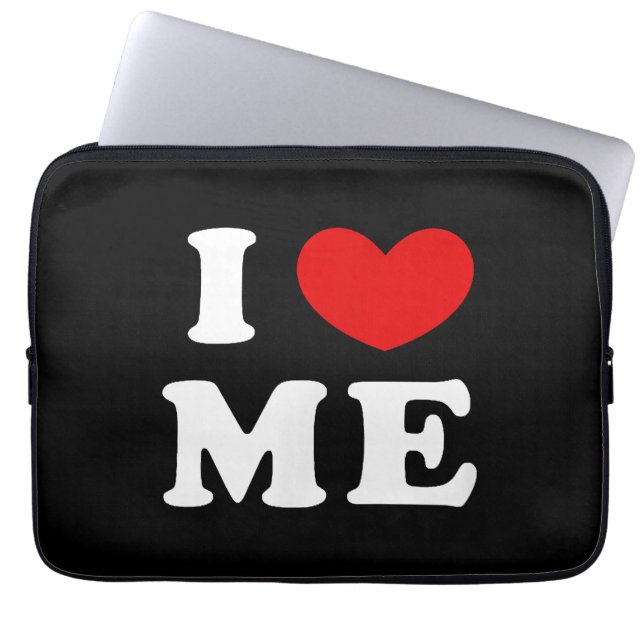 Funda Para Portátil Me Amo, Me Corazón (Frente)