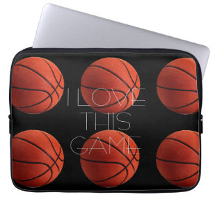 Funda Para Portátil Me encanta la cercanía al baloncesto