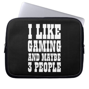 FUNDA PARA PORTÁTIL ME GUSTA JUGAR Y QUIZÁS 3 PERSONAS