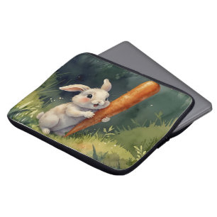 Funda Para Portátil Meadow Bunny Dreams (Sueños de conejito en pradera