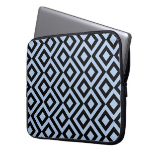 Funda Para Portátil Meander Azul Claro Y Negro
