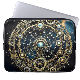 Funda Para Portátil Mecanismo celeste Arte cósmico