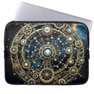 Funda Para Portátil Mecanismo celeste Arte cósmico
